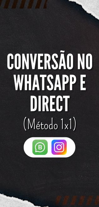 Conversão no Whatsapp (Método 1x1)