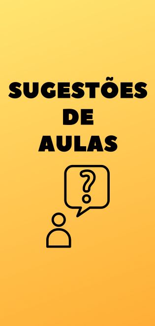 Sugestões de aulas